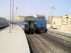 
ENR, Egyptian national Railways, No 2411 at Luxor Station, June 2010